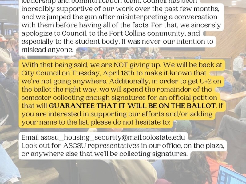 ASCSU Rally at City&nbsp;Hall